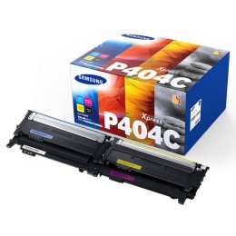 ÷ Pack 4 tóner originales samsung clt-p404c negro /cian / magenta / amarillo 1.500 páginas